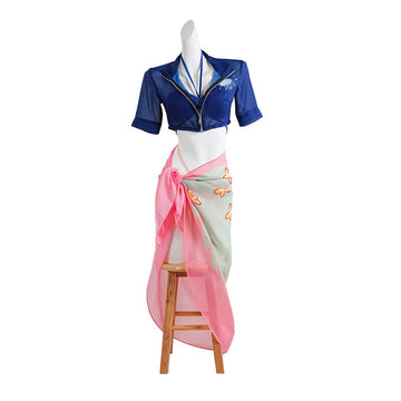Anime One Piece Nico Robin Women Swimsuit Set Cosplay Costume Outfits Halloween Carnival Suit
